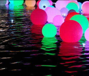 Illuminations Festival 2015 Lanterns in Wading Pool