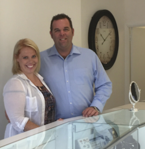 Alan and Amy at Wynnum Fine Jewellers