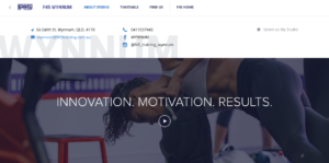 F45 Wynnum webpage