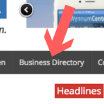 business directory menu