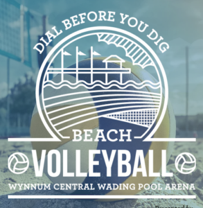wynnum central beach volleyball logo