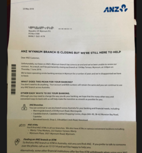 anz closure letter