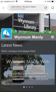 wynnum manly app on phone