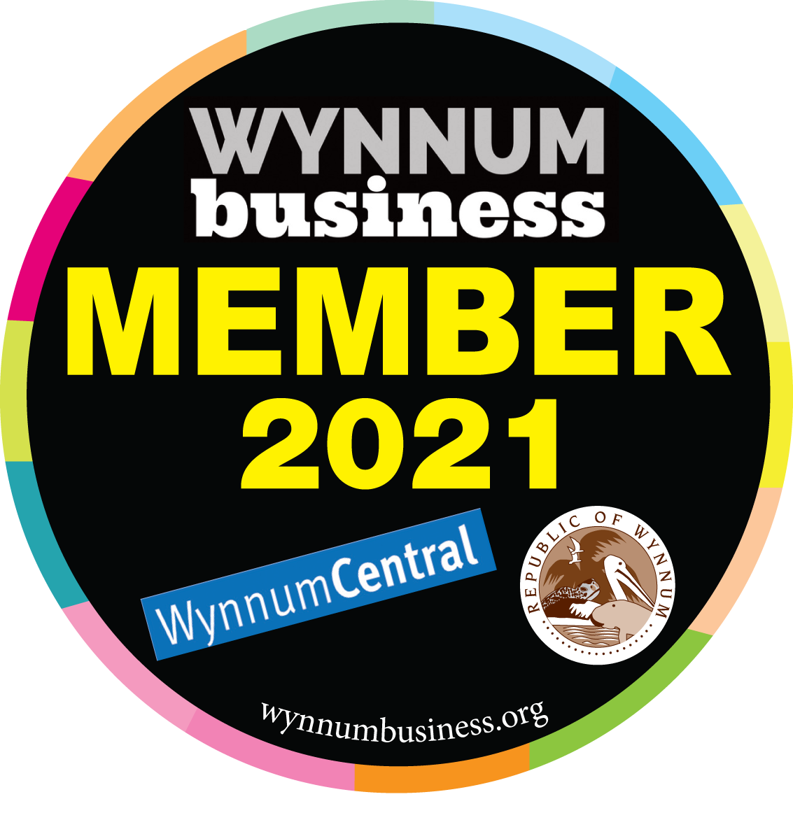 Wynnum Business Member sticker
